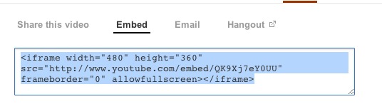 yt embed